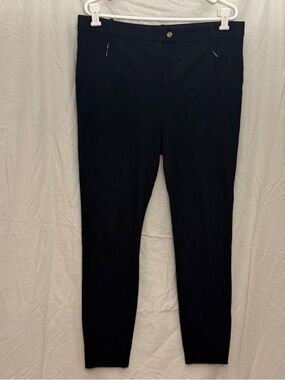 Tory Burch Black Slim Tapered Leg Dress Pants L